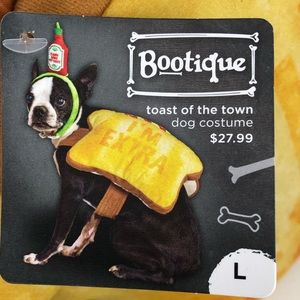 Boutique Dog Avocado Toast Costume Size L 17"-19"